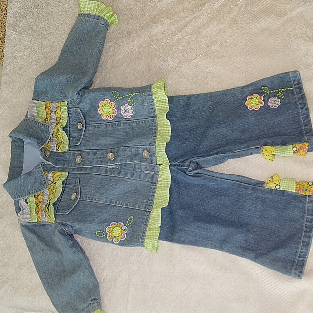 Baby girl jacket and pants